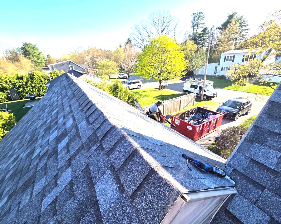 All Phase crew installing architectural shingles on a Capital Region home